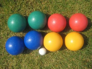 ขายส่ง8ลูก84มิลลิเมตรพลาสติก Bocce บอลเปตอง - Product Image 5