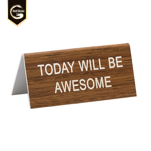 GS di Plastica ufficio di Registrazione Scrivania <span class=keywords><strong>Plexiglass</strong></span> piastra segno Inciso nome display <span class=keywords><strong>Da</strong></span> <span class=keywords><strong>Tavolo</strong></span> Tenda Segni con venature del legno - Product Image 6