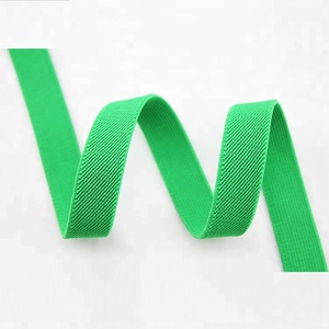 Hot Selling 2.5cm Woven <strong>Bias</strong> Elastic Band 100% Polyester Sustainable Clothes Accessories - Product Image 2