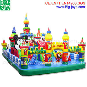 Professional technical inflatable trampoline, inflatable playground CE proved trampoline - Product Image 1