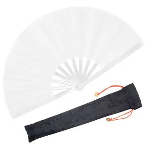 Cheap promotional hand fan folding fan bamboo advertising fan customized