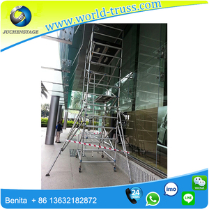 Torre de andamio móvil de aluminio de <span class=keywords><strong>las</strong></span> escaleras del andamio multifuncional de la construcción - Product Image 6
