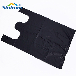 En plastique noir grand singulet ordures liners noir sacs à ordures - Product Image 1