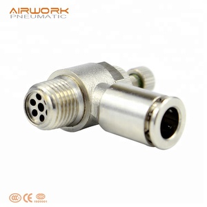SL pirinç ayarlanabilir hava pnömatik oransal Hava Hızı kontrol gaz kelebeği - Product Image 3