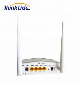 EPON 4GE + 1VOIP + Wifi gepon onu 4LAN 광 네트워크 장치 FTTH RJ11 PON 라우터