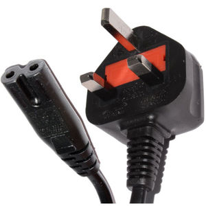 13A 250V UK Male to 2Pin IEC 320 C7 AC <strong>Power</strong> Cord for Smart <strong>TV</strong> Mains <strong>Cable</strong> - Product Image 4