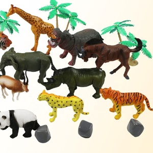 Americano como Top vende vida silvestre Zoo jungla Safari Anomal juguete conjuntos 14PCS - Product Image 3