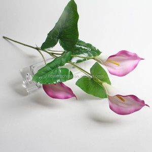 Nouveau plastique Calla Lily décoratifs Calla Lily fleurs pour la décoration - Product Image 4