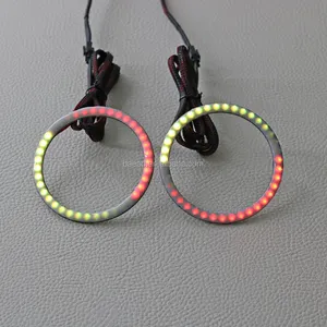 Vente chaude rvb halo anneaux 160mm SMD LED couleur chassant les yeux d'ange