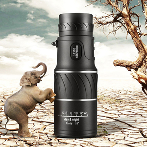 Teropong Monokuler 16x52 Lensa Optik Fokus Ganda, Teropong Saku Genggam HD Penglihatan Siang Malam untuk Perjalanan - Product Image 3
