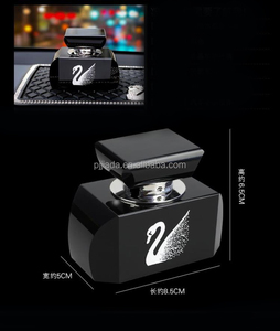 Bottiglia di Profumo K9 Personalizzata Sabbiata a Forma di <span class=keywords><strong>Cigno</strong></span> 3ml Nera Stile Arabo Dubai Lussuosa Bottiglia Quadrata in Cristallo per Oli Essenziali - Product Image 5