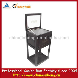 Exterior con aislamiento <span class=keywords><strong>de</strong></span> madera enfriador <span class=keywords><strong>de</strong></span> vino caja, <span class=keywords><strong>Jack</strong></span> <span class=keywords><strong>daniels</strong></span> nevera portátil - Product Image 4