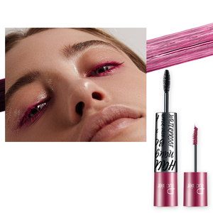 4d Fiber Lash Magic Mascara Unieke Curling Verlenging 3 Kleuren Dubbele Hoofd Mascara