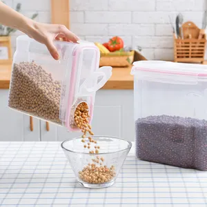 谷物容器干食品储存容器适用于谷物糖咖啡大米零食宠物食品
