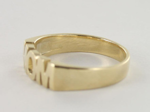 <span class=keywords><strong>Anello</strong></span> MOM Personalizzato in Acciaio Inossidabile Dorato e Anelli Chevalier di Jietao, Regalo per la <span class=keywords><strong>Festa</strong></span> <span class=keywords><strong>della</strong></span> <span class=keywords><strong>Mamma</strong></span> - Product Image 2