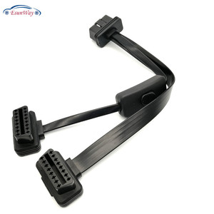 Full 16 Pin 2 in 1 OBD2 Extension Cable With Switch Y Splitter <strong>Obd</strong> Male to Double Female Adapter <strong>Diagnostic</strong> <strong>Tool</strong> - Product Image 4