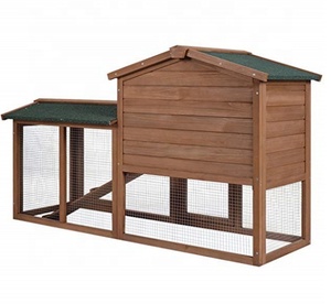 Grote Kip Coop Houten Outdoor Waterdichte <span class=keywords><strong>Bunny</strong></span> Konijnenhok Kooi Deur Verwijderbare Huisdier Huis Kip - Product Image 5