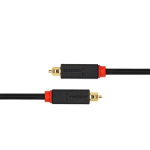 Câble audio optique plaqué or Toslink Câble à <span class=keywords><strong>fibre</strong></span> optique <span class=keywords><strong>coaxial</strong></span> RG6 avec gaine en PVC Options de longueur 1m et 5m - Product Image 5