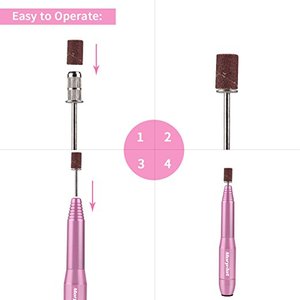 Taladro eléctrico del clavo, 11 en 1 profesional <span class=keywords><strong>lima</strong></span> <span class=keywords><strong>de</strong></span> uñas manicura <span class=keywords><strong>pedicura</strong></span> kit mano grinder con herramientas <span class=keywords><strong>de</strong></span> pulido - Product Image 5