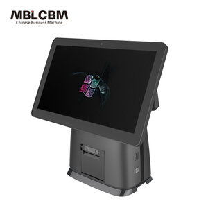 Celeron J1900 Màn hình kép Máy tính để bàn máy POS Windows/Android POS thiết bị đầu cuối cảm ứng hệ thống POS với máy in - Product Image 6