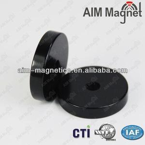 Neodymium magnet disc 1" x 3/25" Epoxy coating N52 - Product Image 1