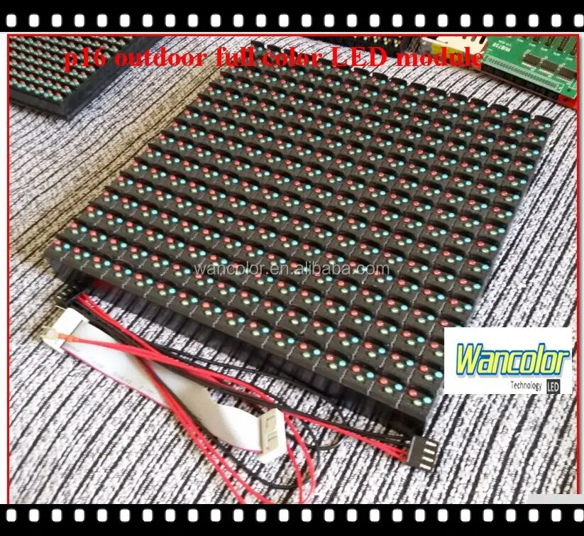 10000cd high brightness Outdoor full color video Advertising LED display Outdoor 256mm*256mm P16 Full Color LED display Module