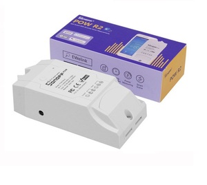 <span class=keywords><strong>Sonoff</strong></span> <span class=keywords><strong>Pow</strong></span> สวิตช์เปิด/ปิด WiFi RF ไร้สาย <span class=keywords><strong>R2</strong></span>,เครื่องวัดวัตต์มิเตอร์แบบเรียลไทม์ใช้พลังงาน16A วัตต์โมดูลสมาร์ทโฮม3500W - Product Image 1