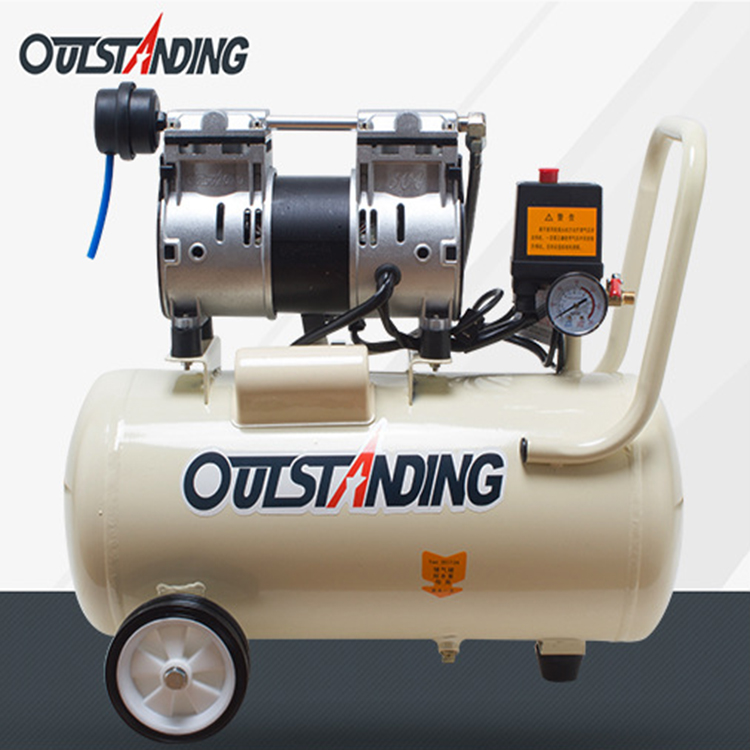 Портативный малошумный безмасляный воздушный компрессор 600 Вт-30 л