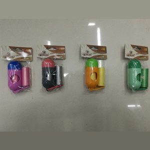 Plástico ecológico pastillas para mascotas perro forma Sling Bolsa PET waste bag dispensador con 1 unid bolsa de caca de perro - Product Image 1