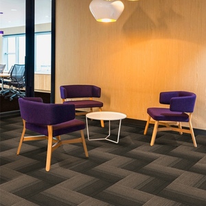 Carrelage de Moquette en PP à Rayures Dégradées, Moquette pour Hôtel, Salon - Product Image 4