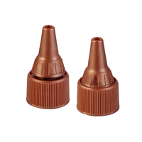 Capuchon à bec torsadé en plastique, capuchon buccal pointu de 7mm 24mm