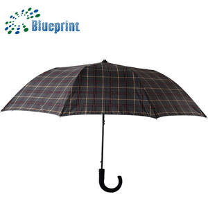 venta al por mayor de china tejido enrejado 2 paraguas plegable para regalo de la promoción - Product Image 1