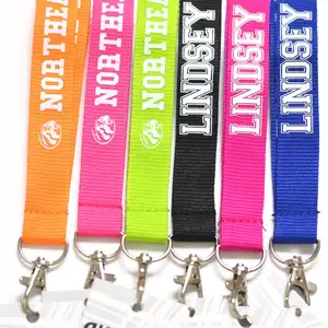 Factory Wholesale Low Price High Quality Made Custom Logo Bulk Printed Neck Polyester Lanyard