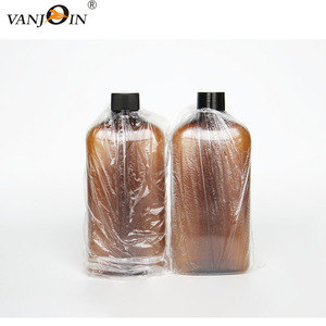 Bottiglia Oblunga in PET Ambrato da <span class=keywords><strong>500</strong></span> <span class=keywords><strong>ml</strong></span> con Collo 28-410 - Product Image 3