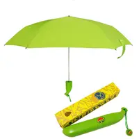 Oempromo rüzgar geçirmez güneş şemsiyesi katlanır muz şişe şemsiye