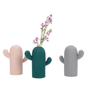 Decorazione centrotavola matrimonio antico <span class=keywords><strong>vaso</strong></span> di porcellana cinese vasi di fiori di Ikebana a forma di <span class=keywords><strong>Cactus</strong></span> - Product Image 4