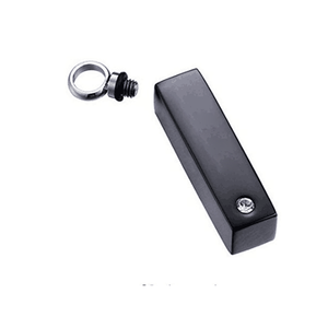 Collana con Ciondolo Cubo in Acciaio Inossidabile Nero per <span class=keywords><strong>Mamma</strong></span> e <span class=keywords><strong>Papà</strong></span>, Kit per Riempimento Urna, Gioielli per Ceneri di Cremazione - Product Image 3