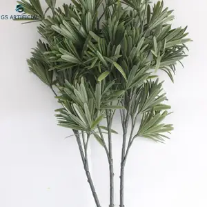 Wholesale Artificial Cypress Leaves Branches Faux Plant Made With Fabric And Plastic