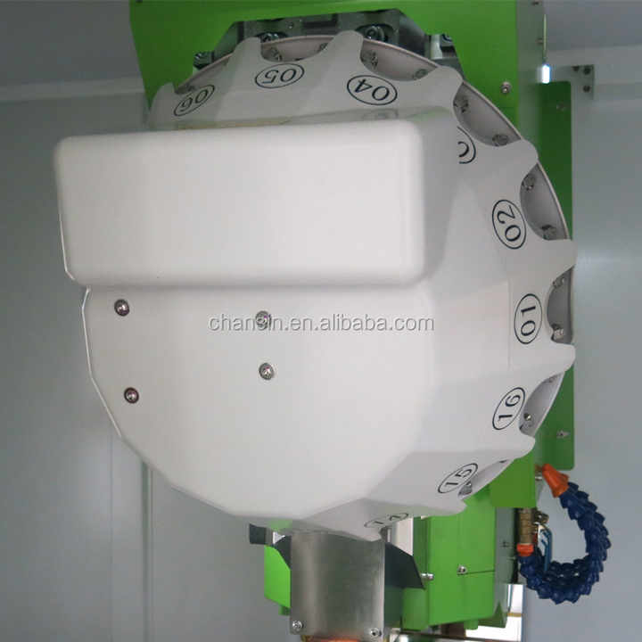 Mesin penggilingan CNC BT30 poros Taiwan dengan pengganti alat otomatis TC-640 pusat mesin tap bor vertikal CNC
