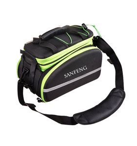 Alta qualità impermeabile riflettente del sedile posteriore della bicicletta <span class=keywords><strong>borsa</strong></span> a tracolla doppia bici portabagagli antipioggia all'ingrosso scatole borse - Product Image 4