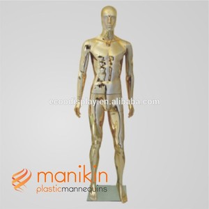 la moda de plata y oro masculino femenino maniquíes de visualización - Product Image 2