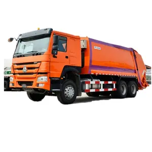 Cina sinotruck howo comunale casa spazzatura 10-16m3 spazzatura compattatore camion 25 ton