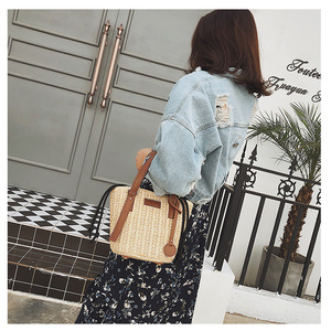 <span class=keywords><strong>Sac</strong></span> à bandoulière fée pour les filles, style bohème, en paille, fourre-tout, seau, sur mesure, nouvelle mode été 2019 - Product Image 4