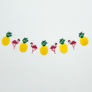 Festa di matrimonio festa nuziale festa estiva Hawaii forniture a tema tropicale Flamingo <span class=keywords><strong>Aloha</strong></span> Banner Luau forniture per feste Set - Product Image 2