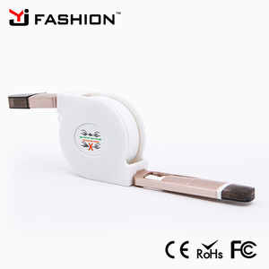 Chaude 100 cm de Haute Qualité 2 en 1 Câble de Données de Charge pour <span class=keywords><strong>iPhone</strong></span> 5 6 7/Android, Sumsung Rétractable <span class=keywords><strong>Micro</strong></span> <span class=keywords><strong>USB</strong></span> câble - Product Image 2