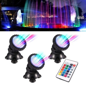 Ganmeorv Rts IP68 Rgb <span class=keywords><strong>Aquarium</strong></span> Spot Light Volledige Spectrum Lamp Voor Marine Coral Reef Fish Tank MB-101 1 In 1 set - Product Image 6