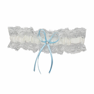 M8153-12IT Blanc et <span class=keywords><strong>Bleu</strong></span> Dentelle <span class=keywords><strong>Jarretière</strong></span> <span class=keywords><strong>De</strong></span> Mariée pour la Robe <span class=keywords><strong>De</strong></span> <span class=keywords><strong>Mariage</strong></span> - Product Image 1