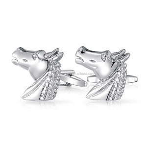 Gioielli di fascia alta forma di cavallo gemelli in argento <span class=keywords><strong>sterling</strong></span> - Product Image 3