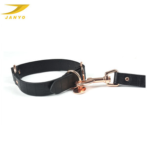 <span class=keywords><strong>Collar</strong></span> y correa de piel auténtica para perro, marca personalizada OEM de alta calidad, venta al por mayor - Product Image 2