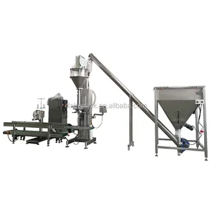 Llenadora semiautomática <span class=keywords><strong>de</strong></span> 25kg para harina <span class=keywords><strong>de</strong></span> maíz en polvo y leche para bolsas y barriles para aplicaciones alimentarias y químicas - Product Image 1